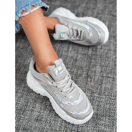 SHELOVET Scarpe sportive grigio chiaro 1