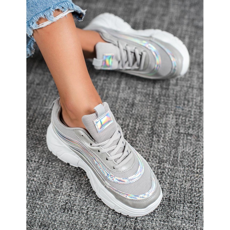 SHELOVET Scarpe sportive grigio chiaro 1