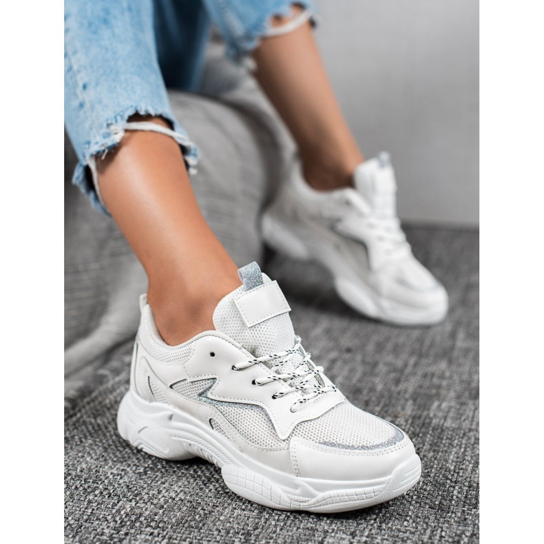 SHELOVET Scarpe sportive classiche bianca 2