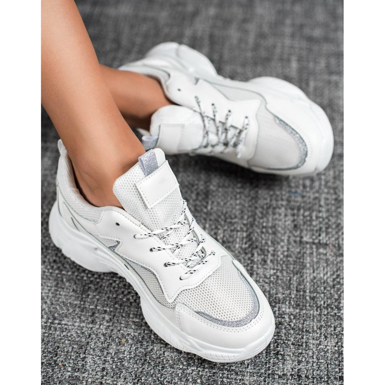 SHELOVET Scarpe sportive classiche bianco 1