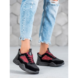 Muto Scarpe sportive lucide nero 2