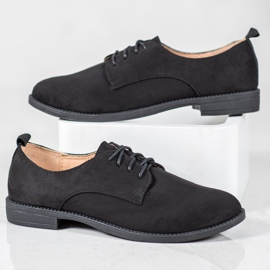 SHELOVET Scarpe scamosciate nero 2