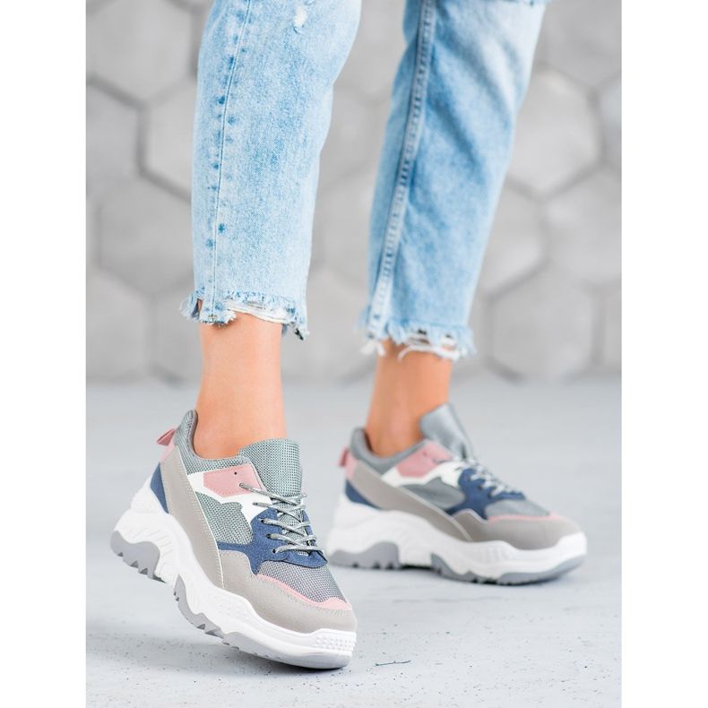 SHELOVET Sneakers multicolori multicolore 2