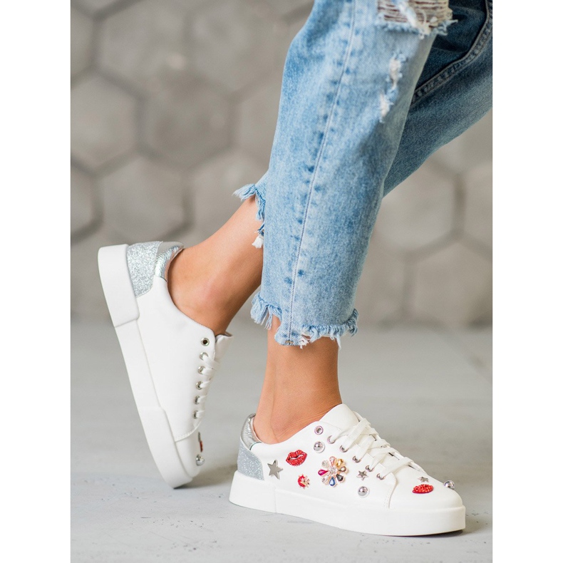 Bestelle Scarpe sportive con toppe bianco 1