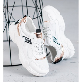 SHELOVET Scarpe sportive comode bianca 1