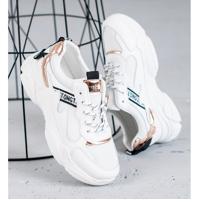 SHELOVET Scarpe sportive comode bianca 1