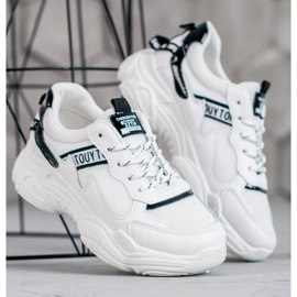 SHELOVET Scarpe sportive comode bianco 1