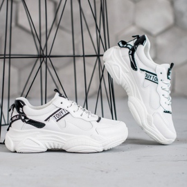 SHELOVET Scarpe sportive comode bianco 2