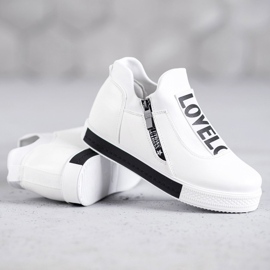SHELOVET Adoro le scarpe sportive bianco 1