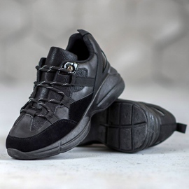 Muto Scarpe Sportive Con Glitter nero 1