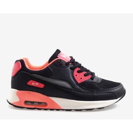 Scarpe sportive nere B306A-41 nero rosa multicolore 2