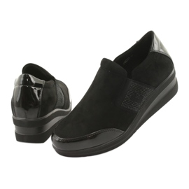 Scarpe nere sulla zeppa Sergio Leone 225 nero 3