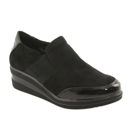 Scarpe nere sulla zeppa Sergio Leone 225 nero 1