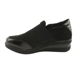 Scarpe nere sulla zeppa Sergio Leone 225 nero 2
