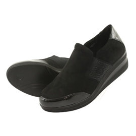 Scarpe nere sulla zeppa Sergio Leone 225 nero 4