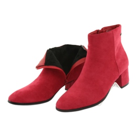 Stivali Filippo 316 in camoscio rosso 4