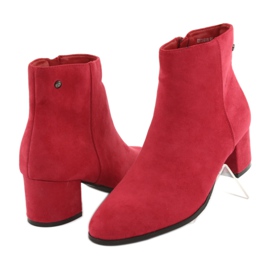 Stivali Filippo 316 in camoscio rosso 3