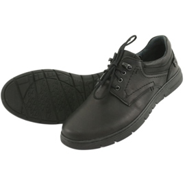 Scarpe stringate uomo Riko 902 nero 4