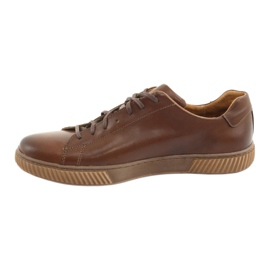 Scarpe in pelle sportiva Riko 893 Brown marrone 2