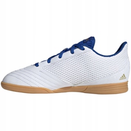 Scarpe indoor adidas Predator 19.4 In Sala Jr EG2829 bianca bianca 2