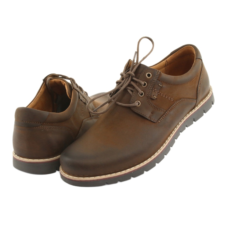 Scarpe stringate Riko 761 marrone 3