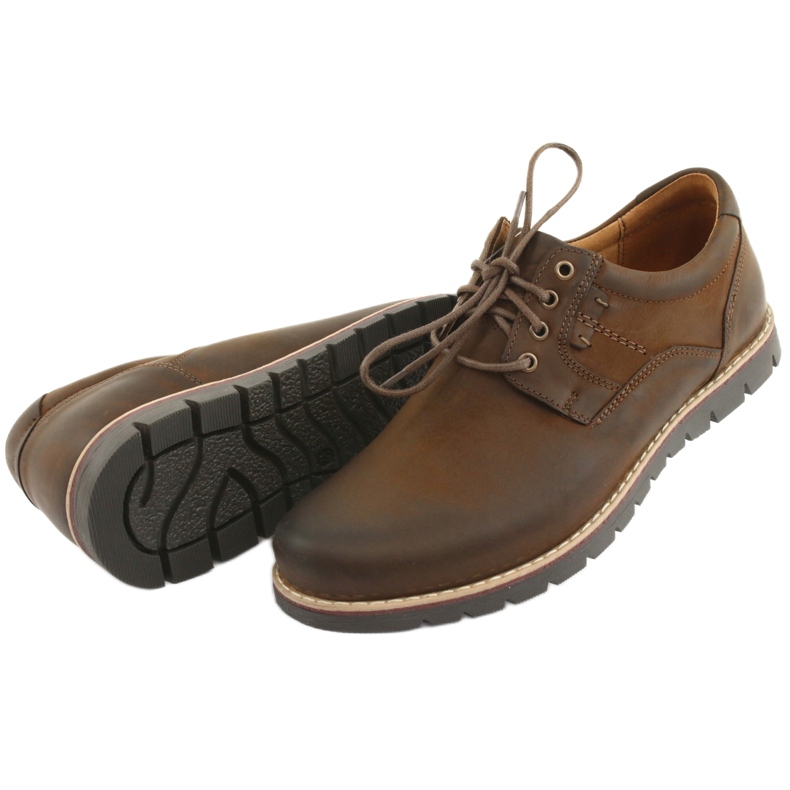 Scarpe stringate Riko 761 marrone 4