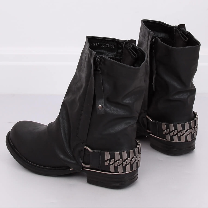 Stivali militari neri LL-166P Black nero 2