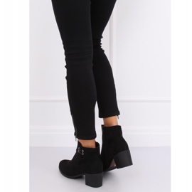 Stivali da donna neri con tacco alto 8B982 Black nero 1