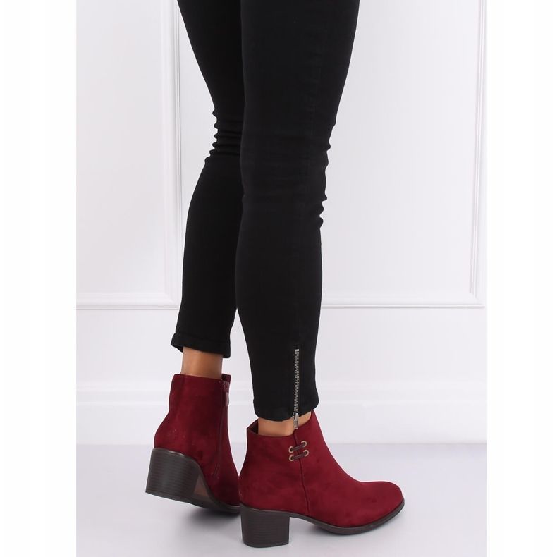 Maroon 8B982 Tacchi alti da vino da donna rosso 1