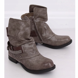 Stivali militari grigi LL-165P Khaki grigio 2