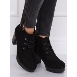 Scarpe nere con tacco alto 8B883 Nero 1