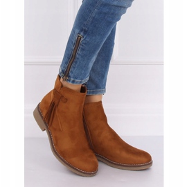 Stivali Jodhpur con frange cammello 8B907 Camel marrone 1