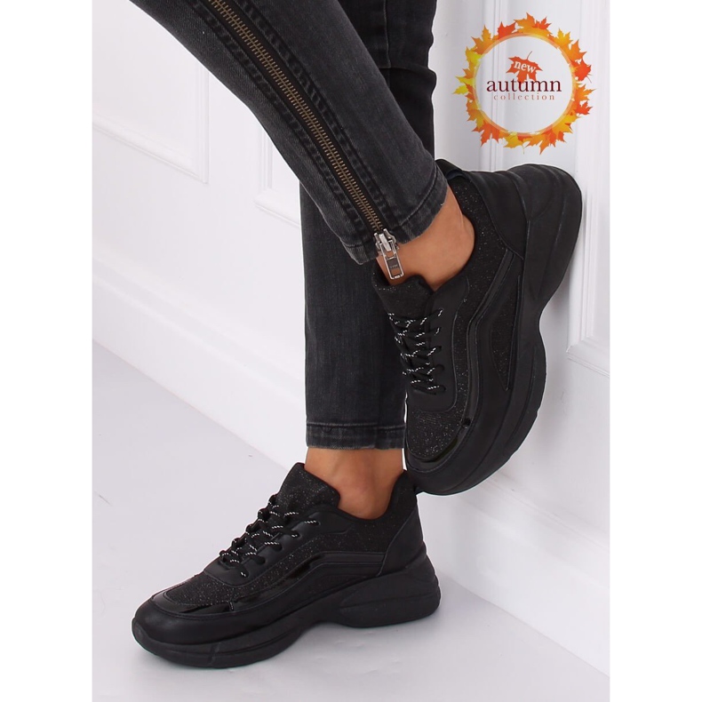 BY-082 Scarpe sportive nere nere nero 1