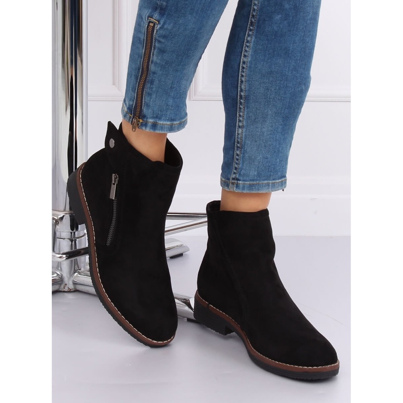 Stivali Jodhpur neri da donna 8B908 Black nero 1