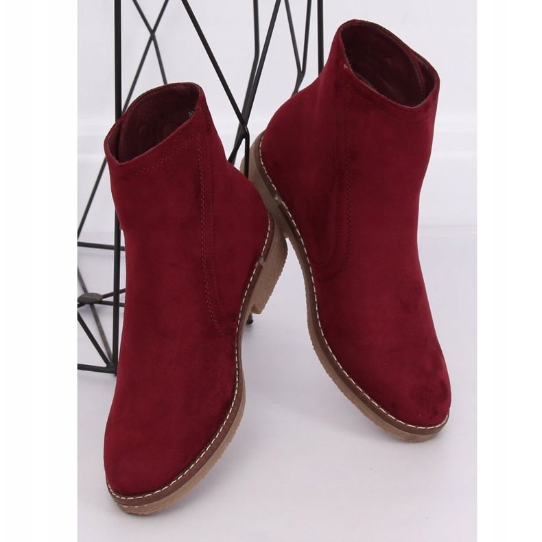 Stivali Jodhpur bordeaux 8B908 vino rosso 2
