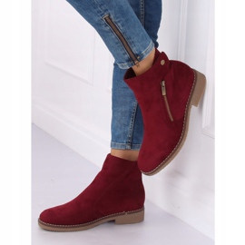 Stivali Jodhpur bordeaux 8B908 vino rosso 1