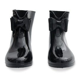 Stivali Wellington con fiocco NEW1 Black nero 2