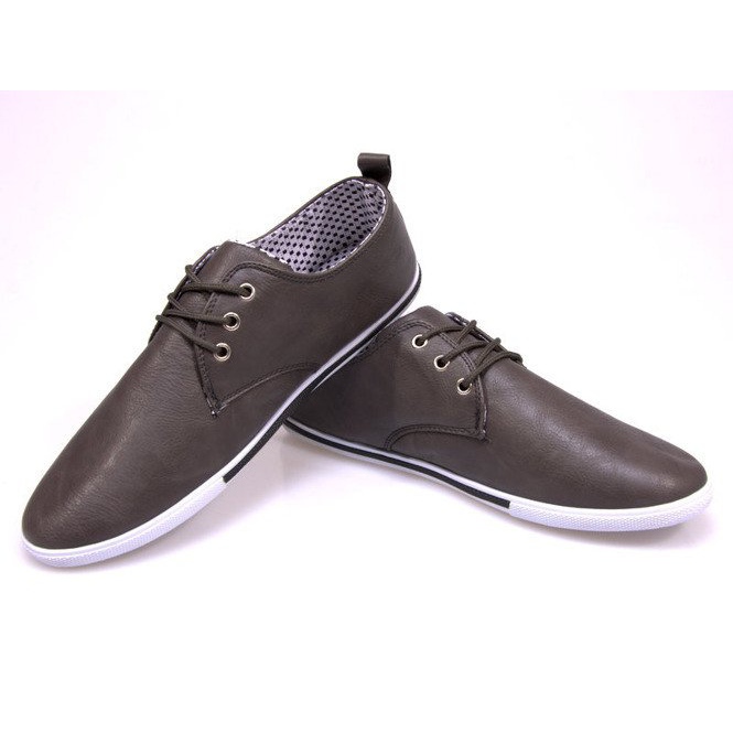Scarpe Con Bandiera 510 Grigio 1