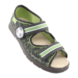Scarpe per bambini Befado 869Y131 grigio verde 2