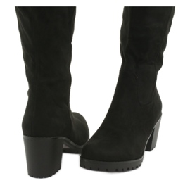 Stivali Tacco Stretch Filippo 524 nero 4