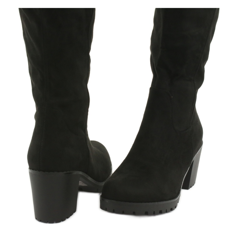 Stivali Tacco Stretch Filippo 524 nero 4