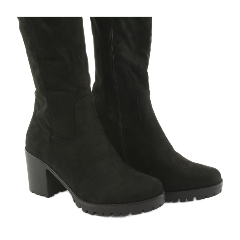 Stivali Tacco Stretch Filippo 524 nero 3