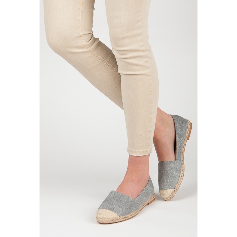 Bestelle Espadrillas Con Glitter grigio 2