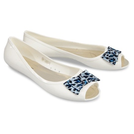 Ballerine Con Sandali Open Toe 092D Bianco bianca 1