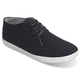 Sneakers alte alla moda 3232 nere nero 2