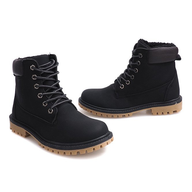 Stivali autunno in legno B788 Black nero 1