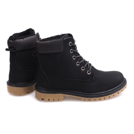 Stivali autunno in legno B788 Black nero 2