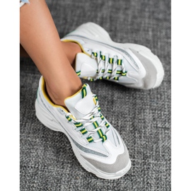 SHELOVET Sneakers Bianche Con Glitter bianco 1