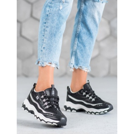 Yes Mile Sneakers Con Glitter nero 1