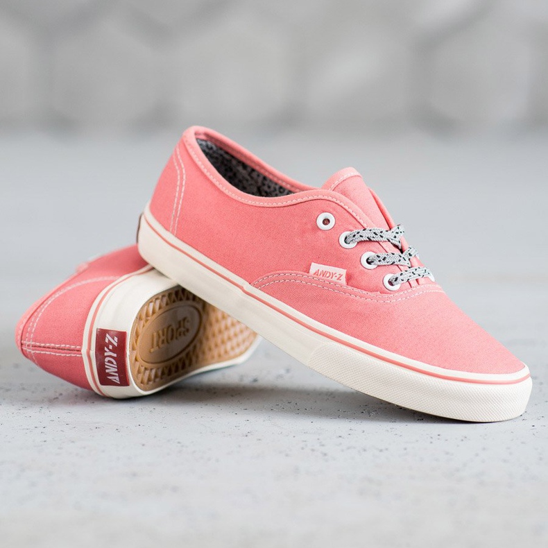 SHELOVET Scarpe da ginnastica comode rosa 1
